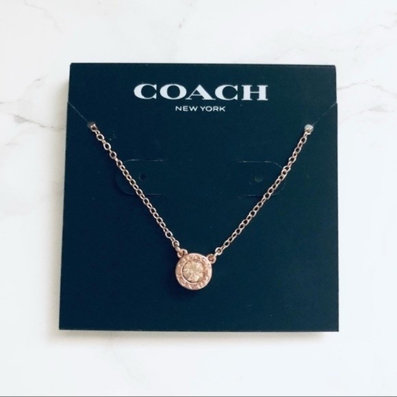 Coach Rose Gold Tone Necklace - Picture 2 of 3